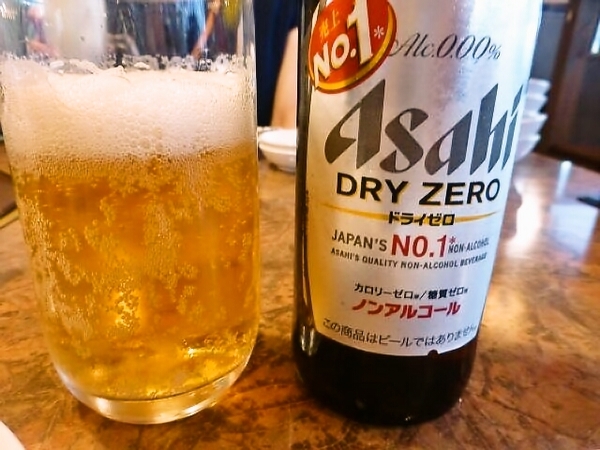 初めて飲んだノンアルビール！