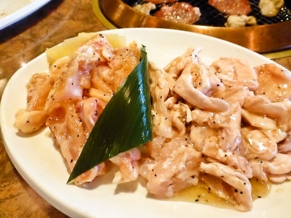鶏せせりと鶏皮