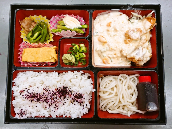 自由軒＠福知山市の「チキン南蛮弁当」５００円