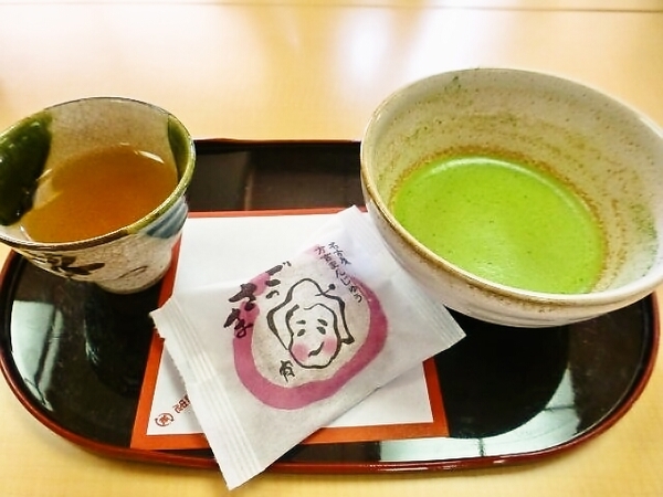 お彼岸で頂いたお抹茶