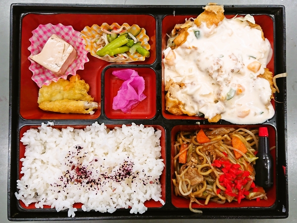 自由軒＠福知山の老舗の「チキン南蛮弁当」５００円
