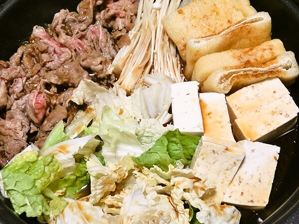 節約すき焼き