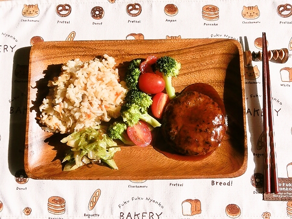 ハンバーグワンプレートランチ