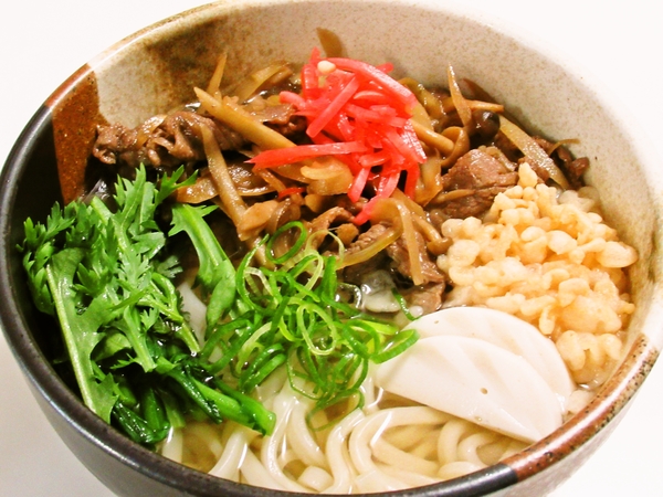 すき煮風肉うどん