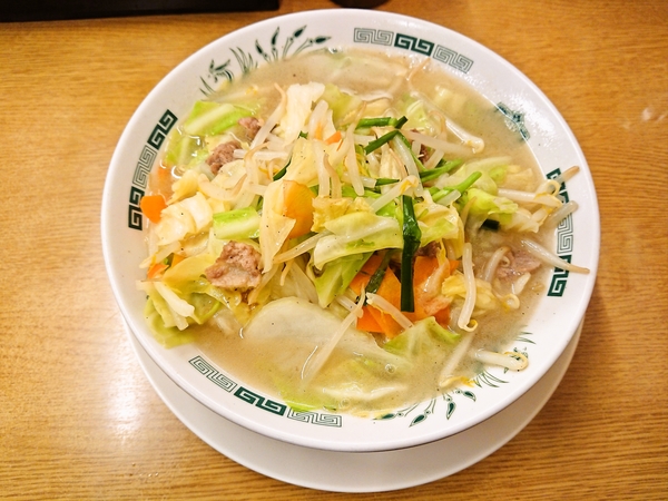 野菜たっぷりタンメン(日高屋)