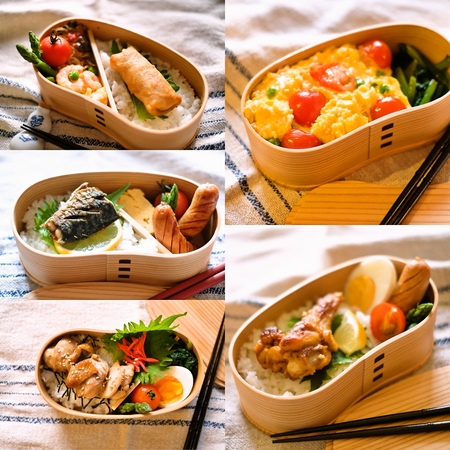 先週の弁当ら。