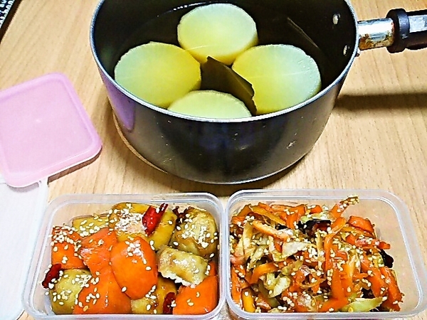 風呂吹きと常備菜