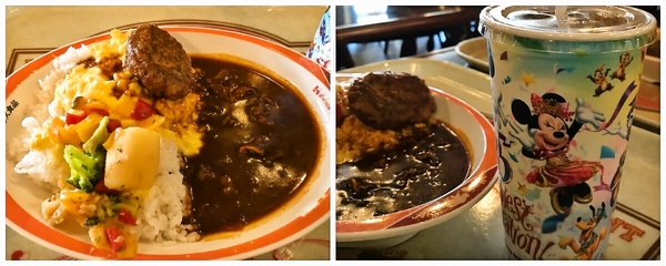 TDRのハンバーグ＆エッグのハッシュドビーフ