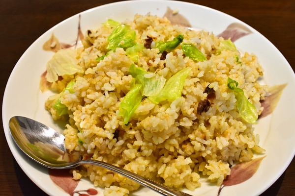 ｢鯖のへしこ｣を使った炒飯