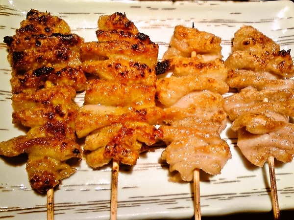 鳥皮　塩＆カレー