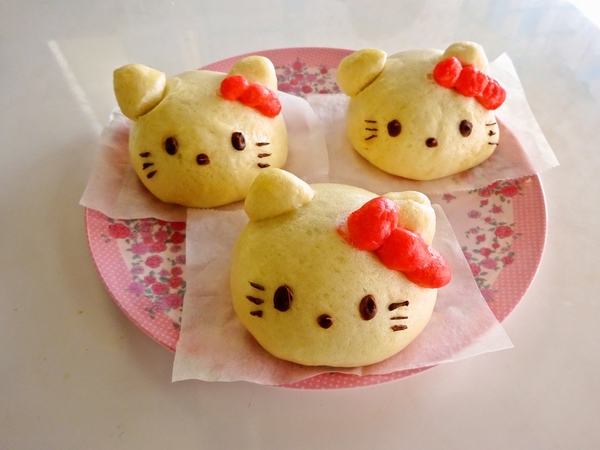 手作りキティまん