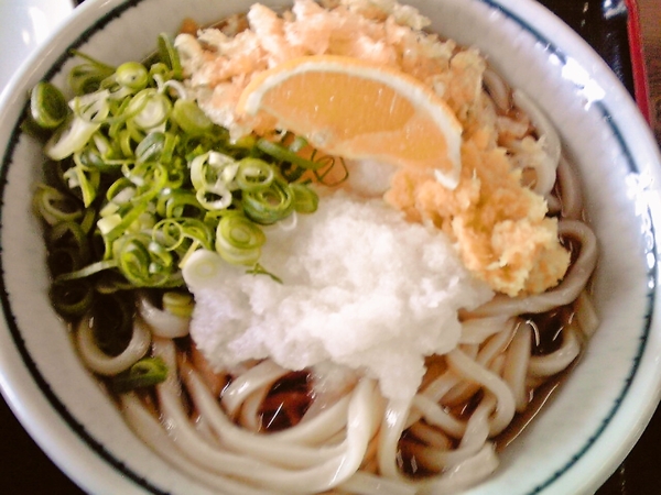 冷ぶっかけうどん