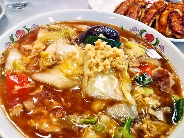 餃子の王将１月限定「五目あんかけラーメン」