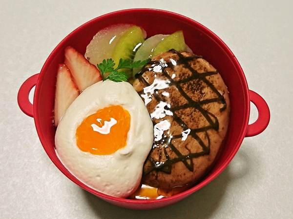 パステル＠福知山の新作ドンプリ「ロコモコ丼」