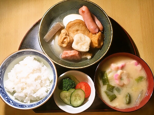 おでんの晩ごはん