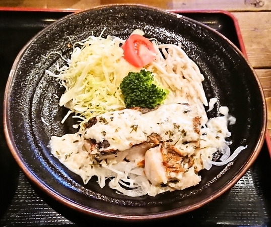 スズキのソテー クリームソース