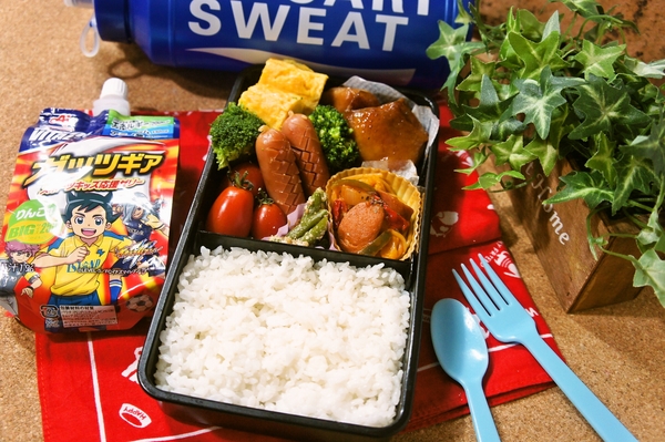 今日の中学生男子部活弁当