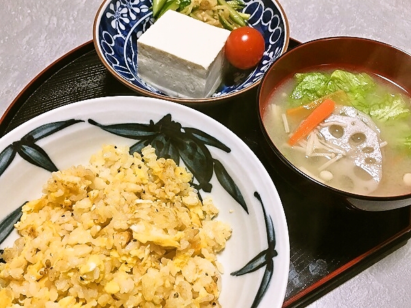 シンプル卵炒飯