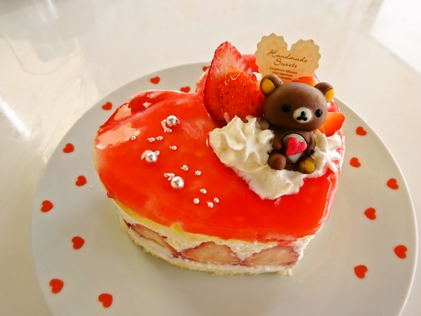 バレンタインケーキ