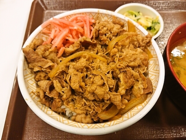 すき家の牛丼