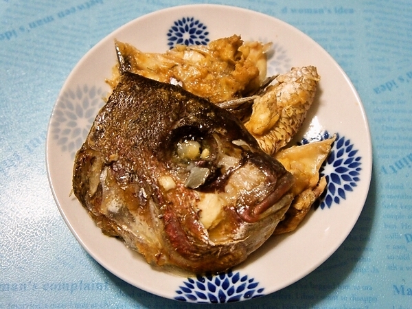 マダイのあら煮