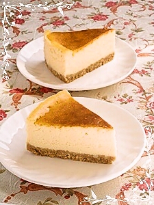 チーズケーキ焼いたよ