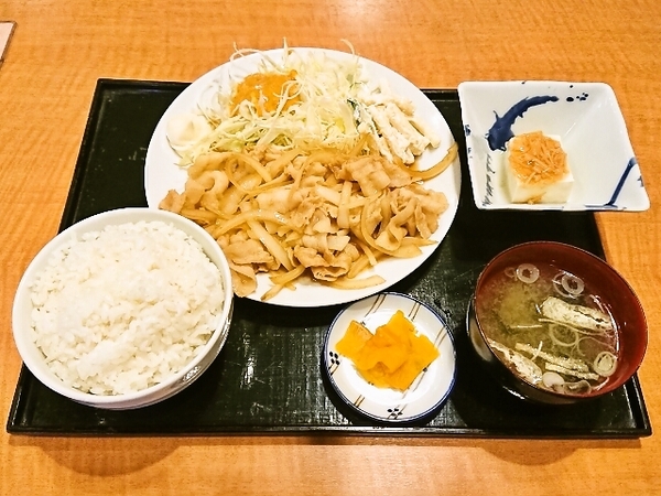 生姜焼き定食