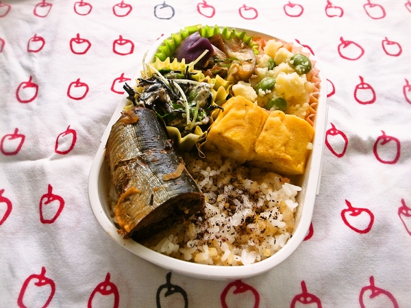 いわしのしょうが煮弁当