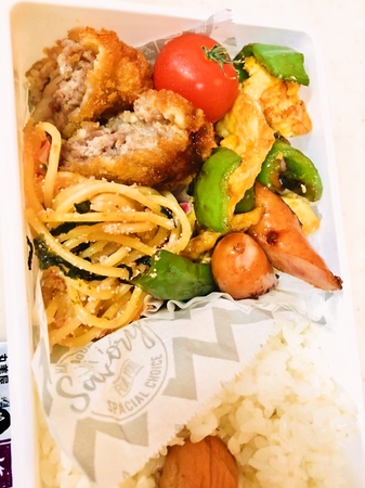 男子高校生弁当①