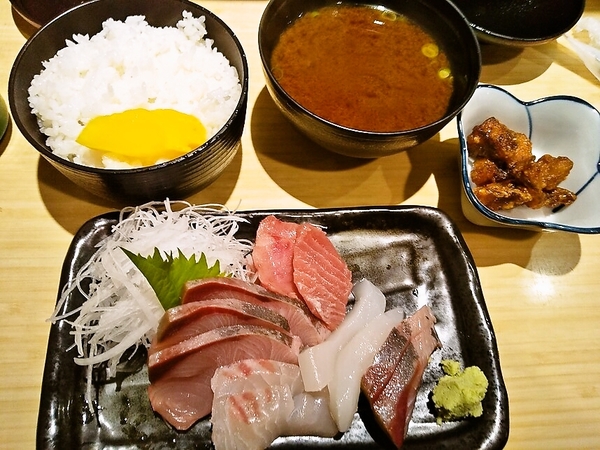 本日のお造り定食 750円