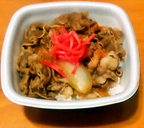 吉野家の牛丼（並）をテイクアウト！安くて便利！