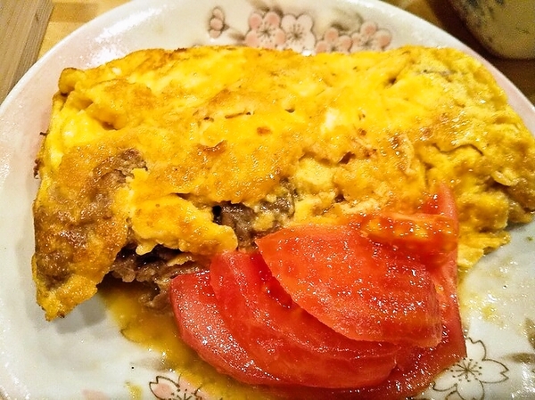 牛肉入り玉子焼き♪