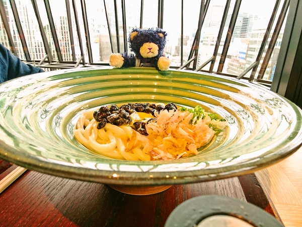 つるとんたん 丹波黒豆納豆うどん(温)