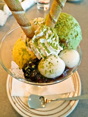 抹茶パフェ