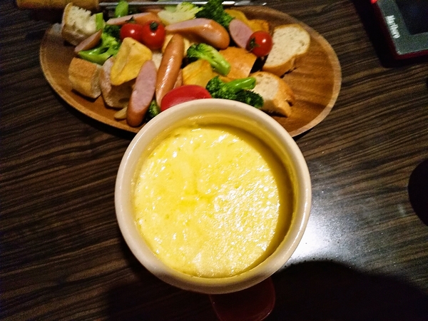 チーズフォンデュ