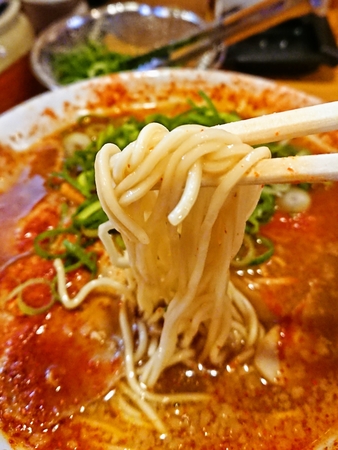 ラーメン一こく＠福知山の赤ラーメン②