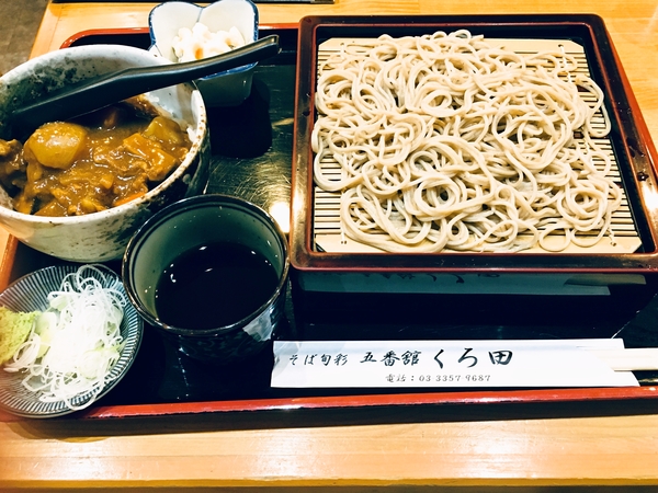 蕎麦と、カレー