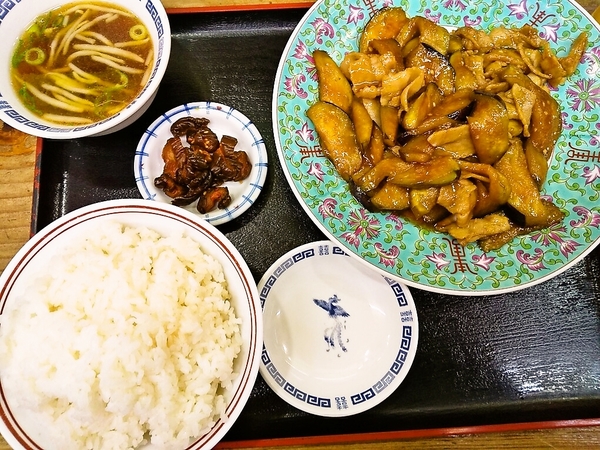 なすびスタミナ定食