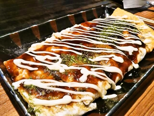 チーズとん平焼き　とろろ芋たっぷり入れて♪
