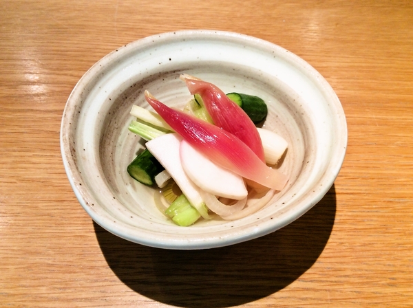 季節野菜の甘酢漬け