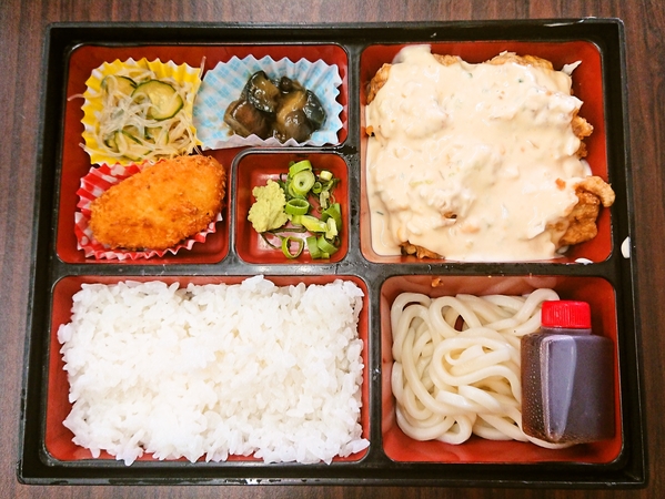 自由軒＠福知山市のチキン南蛮弁当（５００円）