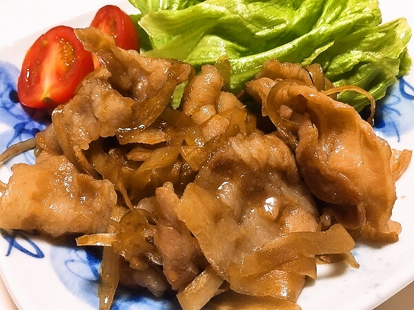 豚バラとシャキシャキごぼうの甘辛煮