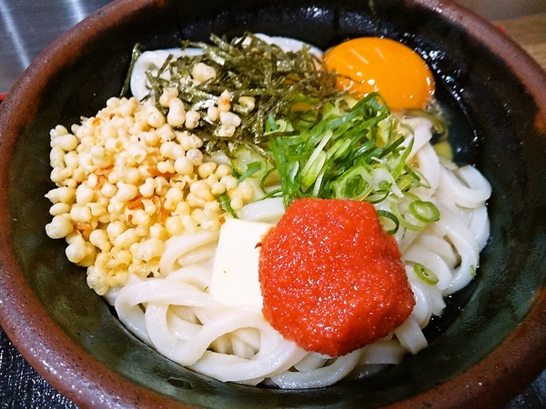 明太子バターうどん　大盛り！