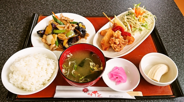 中華サン＠福知山駅南口近くの日替わりランチ190705