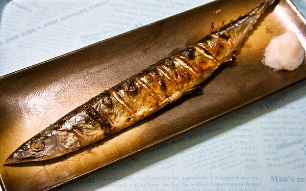 サンマの塩焼き