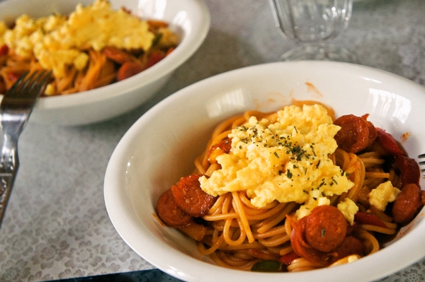 絶品ナポリタンでランチ