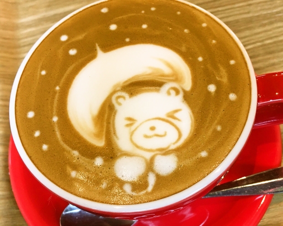 タポズコーヒーさんのラテアート