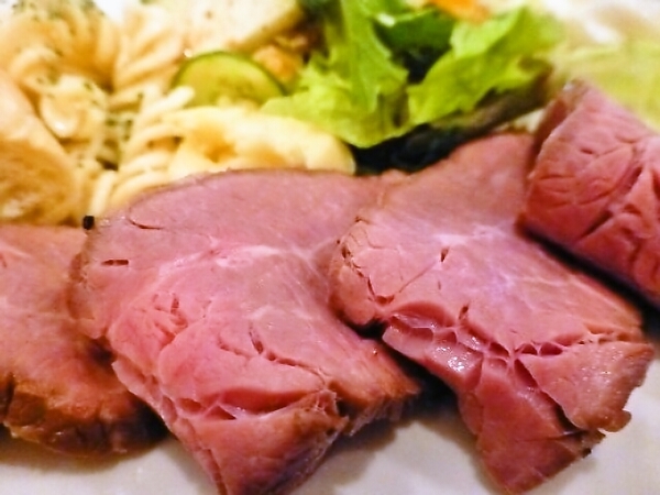ローストビーフのランチ