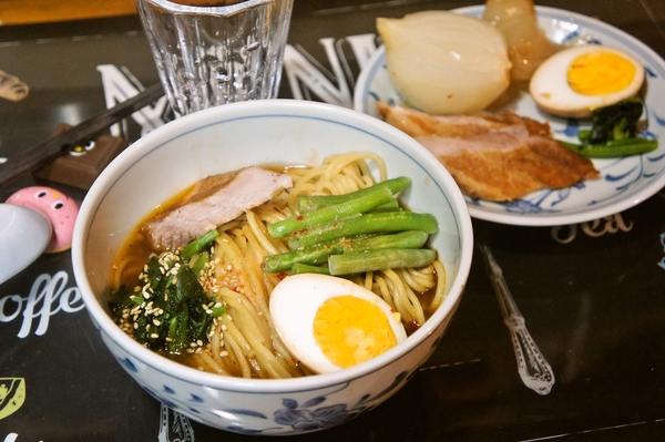 手作りラーメンで晩ごはん