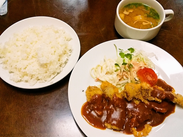 570円のビーフカツセット♪